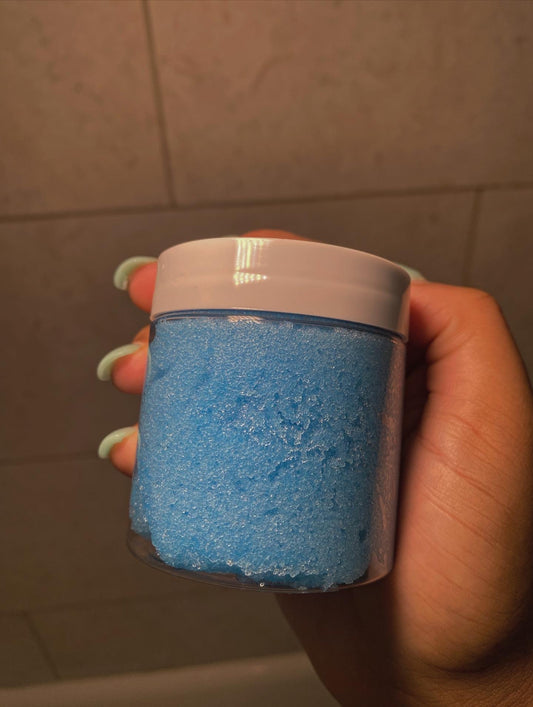 Blue Coconut Dream Foaming Body Scrub